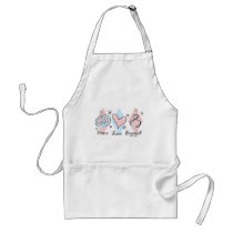Peace Love Engaged Aprons