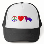 Peace Love English Shepherds Hat