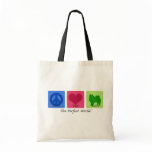 Peace Love Eskie Tote Bag
