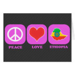 Peace Love Ethiopia cards