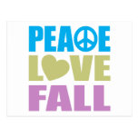 Peace Love Fall Post Cards