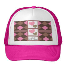 Peace, Love, Fashion Mesh Hats