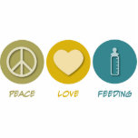 Peace Love Feeding photo sculptures