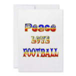 Peace Love Football Announcements