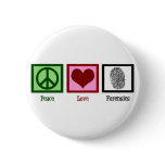 Peace Love Forensics buttons