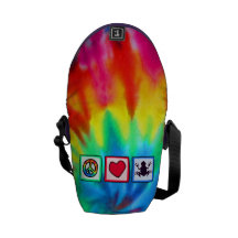 Peace, Love, Frogs Commuter Bags