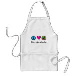 Peace Love Garden aprons