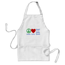 Peace Love Gemini Astrological Design Apron