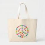 Peace Love Goats Canvas Bags