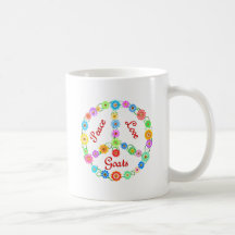 Peace Love Goats Mug