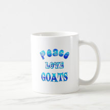 PEACE LOVE GOATS MUGS
