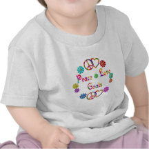 PEACE LOVE GOATS T-SHIRT
