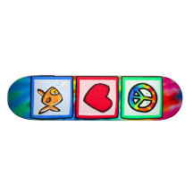 Peace, Love, Goldfish Skate Boards