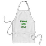 Peace Love Golf Apron