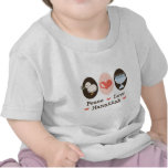 Peace Love Hanukkah Baby T shirt