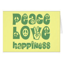 peace love happiness card