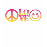 Peace, Love & Happiness t-shirts