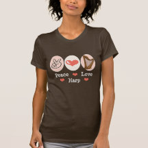 Peace Love Harp T-shirt
