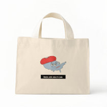 Peace. Love. Health Care. Headline Canvas Bag