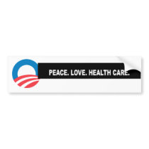 Peace. Love. Health Care. Headline