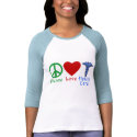 Peace Love Healthcare Products t-shirts