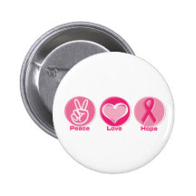 Peace Love Hope Button