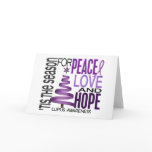 Peace Love Hope Christmas Holiday Lupus cards
