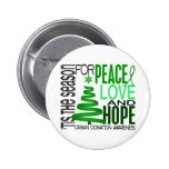 Peace Love Hope Christmas Holiday Organ Donation Pins