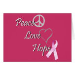 Peace Love Hope Note Card