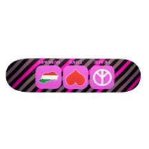 Peace Love Hungary Skate Deck