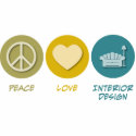 Peace Love Interior Design Photo Cutout