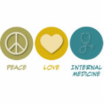 Peace Love Internal Medicine photo sculptures