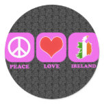 Peace Love Ireland stickers