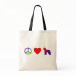 Peace Love Irish Water Spaniels Bags