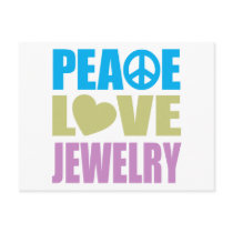 Peace Love Jewellery Post Cards