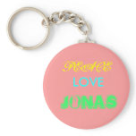 PEACE, LOVE, JONAS KEYCHAIN