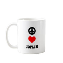 PEACE LOVE JOPLIN MUG