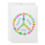 Peace Love Joy invitations