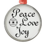 Peace, Love & Joy Ornament