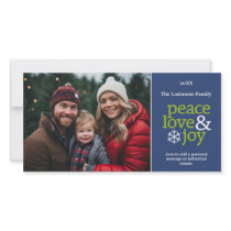 Peace Love & Joy - Photo Card