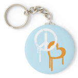 Peace & Love keychains