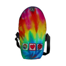 Peace, Love, Ladybugs Commuter Bag
