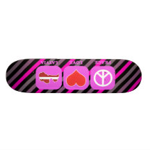 Peace Love Latvia Skateboard