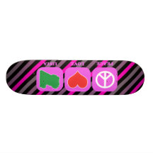 Peace Love Libya Skate Deck