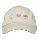 Peace Love Life Embroidered Hat embroidered hats