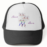 "Peace, Love Lillies" - Hat Customisable