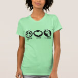 Peace Love Llamas T-shirt