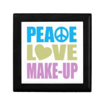 Peace Love Make-Up Jewelry Boxes