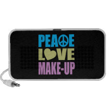 Peace Love Make-Up iPhone Speaker