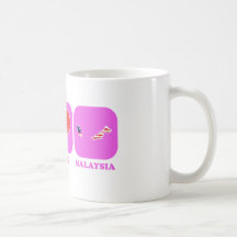 Peace Love Malaysia Mug